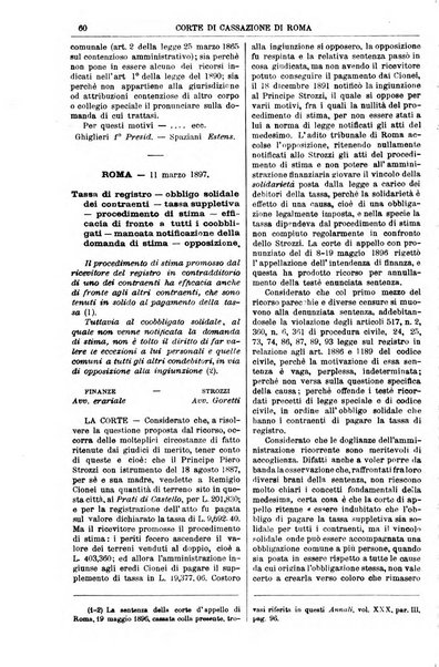 Annali della giurisprudenza italiana raccolta generale delle decisioni delle Corti di cassazione e d'appello in materia civile, criminale, commerciale, di diritto pubblico e amministrativo, e di procedura civile e penale