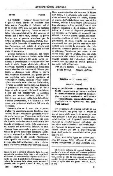 Annali della giurisprudenza italiana raccolta generale delle decisioni delle Corti di cassazione e d'appello in materia civile, criminale, commerciale, di diritto pubblico e amministrativo, e di procedura civile e penale