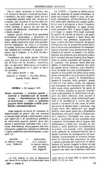 Annali della giurisprudenza italiana raccolta generale delle decisioni delle Corti di cassazione e d'appello in materia civile, criminale, commerciale, di diritto pubblico e amministrativo, e di procedura civile e penale