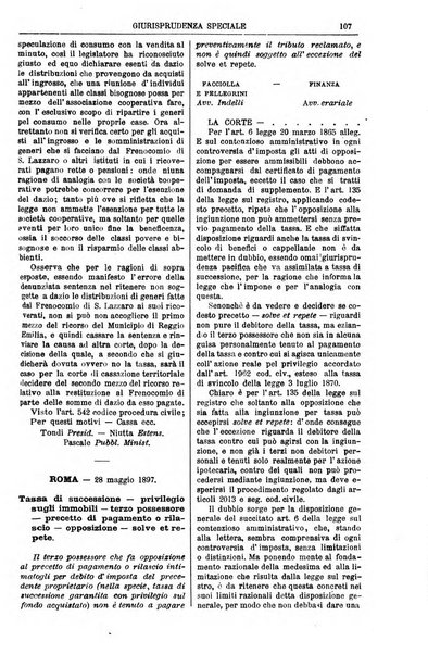 Annali della giurisprudenza italiana raccolta generale delle decisioni delle Corti di cassazione e d'appello in materia civile, criminale, commerciale, di diritto pubblico e amministrativo, e di procedura civile e penale