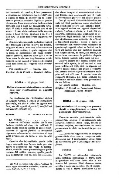 Annali della giurisprudenza italiana raccolta generale delle decisioni delle Corti di cassazione e d'appello in materia civile, criminale, commerciale, di diritto pubblico e amministrativo, e di procedura civile e penale