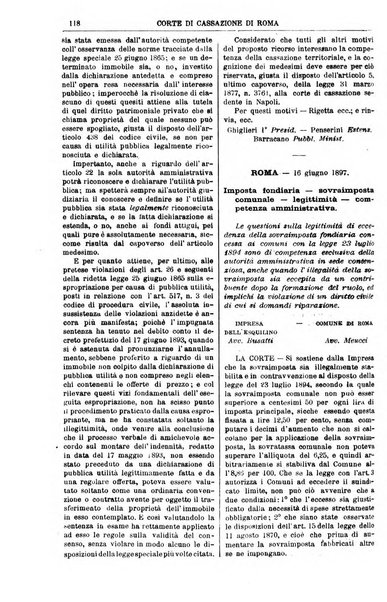 Annali della giurisprudenza italiana raccolta generale delle decisioni delle Corti di cassazione e d'appello in materia civile, criminale, commerciale, di diritto pubblico e amministrativo, e di procedura civile e penale