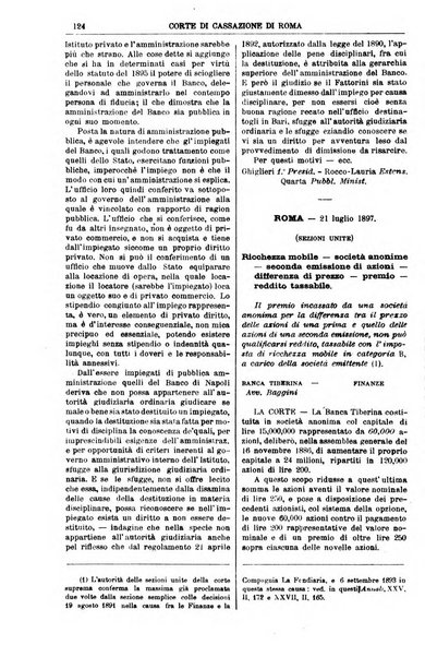 Annali della giurisprudenza italiana raccolta generale delle decisioni delle Corti di cassazione e d'appello in materia civile, criminale, commerciale, di diritto pubblico e amministrativo, e di procedura civile e penale