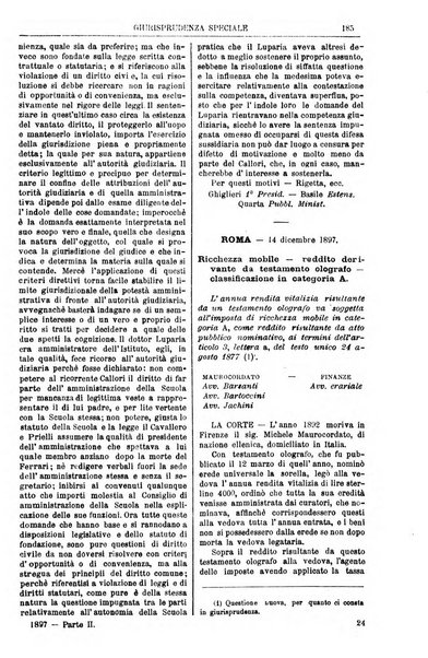 Annali della giurisprudenza italiana raccolta generale delle decisioni delle Corti di cassazione e d'appello in materia civile, criminale, commerciale, di diritto pubblico e amministrativo, e di procedura civile e penale