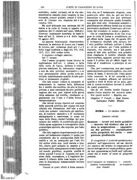 Annali della giurisprudenza italiana raccolta generale delle decisioni delle Corti di cassazione e d'appello in materia civile, criminale, commerciale, di diritto pubblico e amministrativo, e di procedura civile e penale