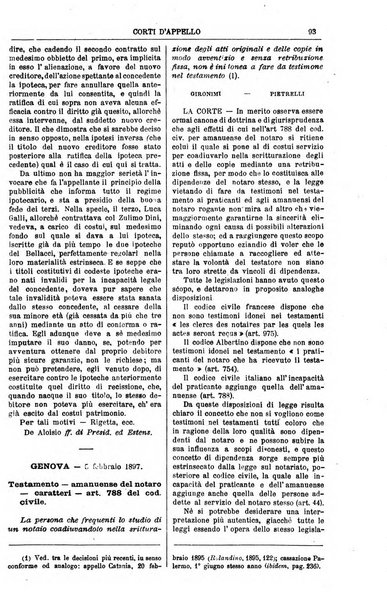 Annali della giurisprudenza italiana raccolta generale delle decisioni delle Corti di cassazione e d'appello in materia civile, criminale, commerciale, di diritto pubblico e amministrativo, e di procedura civile e penale