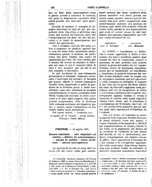 Annali della giurisprudenza italiana raccolta generale delle decisioni delle Corti di cassazione e d'appello in materia civile, criminale, commerciale, di diritto pubblico e amministrativo, e di procedura civile e penale