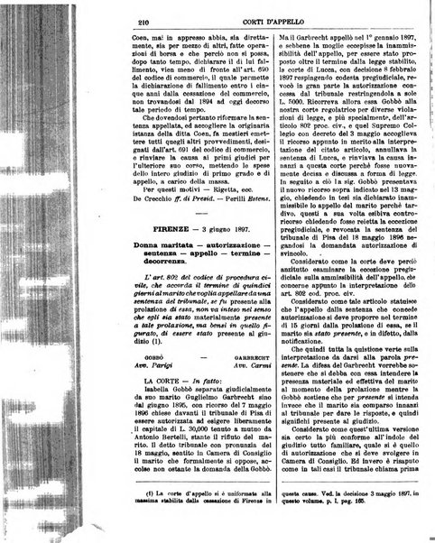 Annali della giurisprudenza italiana raccolta generale delle decisioni delle Corti di cassazione e d'appello in materia civile, criminale, commerciale, di diritto pubblico e amministrativo, e di procedura civile e penale