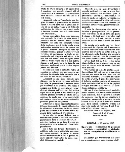 Annali della giurisprudenza italiana raccolta generale delle decisioni delle Corti di cassazione e d'appello in materia civile, criminale, commerciale, di diritto pubblico e amministrativo, e di procedura civile e penale