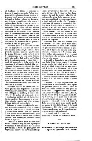 Annali della giurisprudenza italiana raccolta generale delle decisioni delle Corti di cassazione e d'appello in materia civile, criminale, commerciale, di diritto pubblico e amministrativo, e di procedura civile e penale