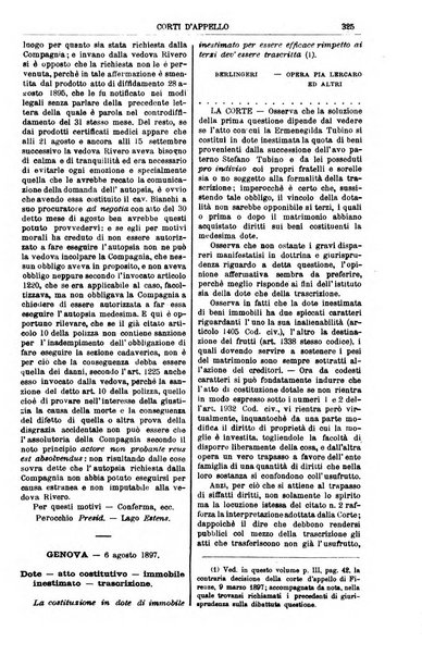 Annali della giurisprudenza italiana raccolta generale delle decisioni delle Corti di cassazione e d'appello in materia civile, criminale, commerciale, di diritto pubblico e amministrativo, e di procedura civile e penale