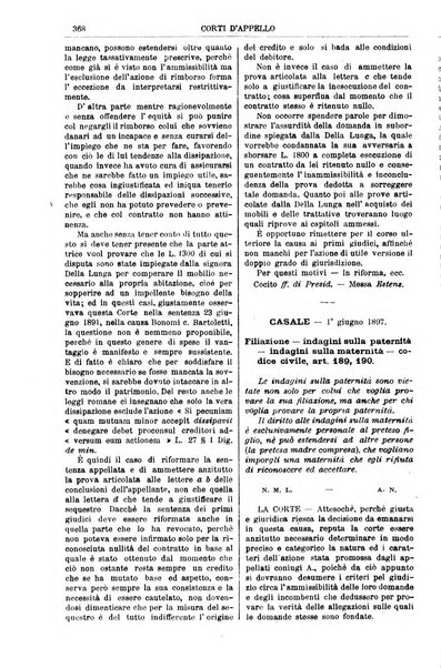 Annali della giurisprudenza italiana raccolta generale delle decisioni delle Corti di cassazione e d'appello in materia civile, criminale, commerciale, di diritto pubblico e amministrativo, e di procedura civile e penale