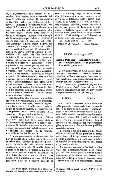 Annali della giurisprudenza italiana raccolta generale delle decisioni delle Corti di cassazione e d'appello in materia civile, criminale, commerciale, di diritto pubblico e amministrativo, e di procedura civile e penale