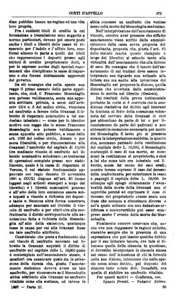 Annali della giurisprudenza italiana raccolta generale delle decisioni delle Corti di cassazione e d'appello in materia civile, criminale, commerciale, di diritto pubblico e amministrativo, e di procedura civile e penale