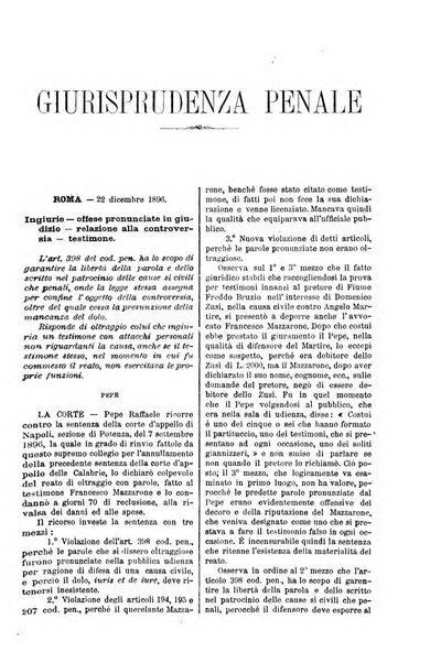 Annali della giurisprudenza italiana raccolta generale delle decisioni delle Corti di cassazione e d'appello in materia civile, criminale, commerciale, di diritto pubblico e amministrativo, e di procedura civile e penale