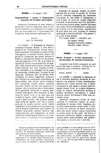 Annali della giurisprudenza italiana raccolta generale delle decisioni delle Corti di cassazione e d'appello in materia civile, criminale, commerciale, di diritto pubblico e amministrativo, e di procedura civile e penale