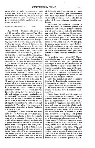 Annali della giurisprudenza italiana raccolta generale delle decisioni delle Corti di cassazione e d'appello in materia civile, criminale, commerciale, di diritto pubblico e amministrativo, e di procedura civile e penale