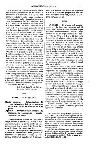 Annali della giurisprudenza italiana raccolta generale delle decisioni delle Corti di cassazione e d'appello in materia civile, criminale, commerciale, di diritto pubblico e amministrativo, e di procedura civile e penale