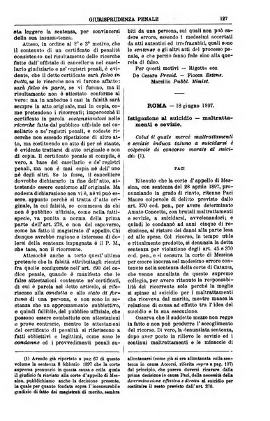 Annali della giurisprudenza italiana raccolta generale delle decisioni delle Corti di cassazione e d'appello in materia civile, criminale, commerciale, di diritto pubblico e amministrativo, e di procedura civile e penale