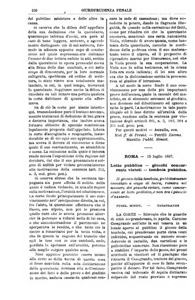 Annali della giurisprudenza italiana raccolta generale delle decisioni delle Corti di cassazione e d'appello in materia civile, criminale, commerciale, di diritto pubblico e amministrativo, e di procedura civile e penale