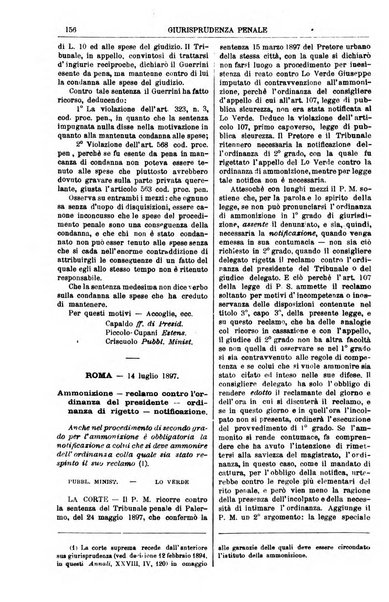 Annali della giurisprudenza italiana raccolta generale delle decisioni delle Corti di cassazione e d'appello in materia civile, criminale, commerciale, di diritto pubblico e amministrativo, e di procedura civile e penale