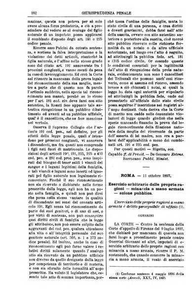 Annali della giurisprudenza italiana raccolta generale delle decisioni delle Corti di cassazione e d'appello in materia civile, criminale, commerciale, di diritto pubblico e amministrativo, e di procedura civile e penale