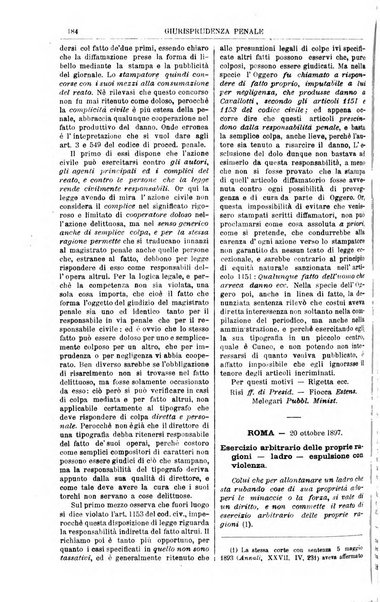 Annali della giurisprudenza italiana raccolta generale delle decisioni delle Corti di cassazione e d'appello in materia civile, criminale, commerciale, di diritto pubblico e amministrativo, e di procedura civile e penale