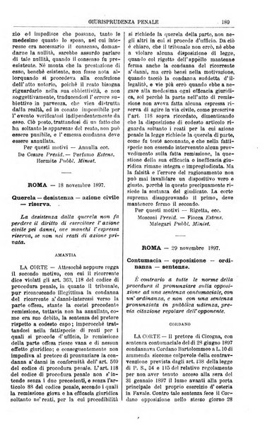 Annali della giurisprudenza italiana raccolta generale delle decisioni delle Corti di cassazione e d'appello in materia civile, criminale, commerciale, di diritto pubblico e amministrativo, e di procedura civile e penale