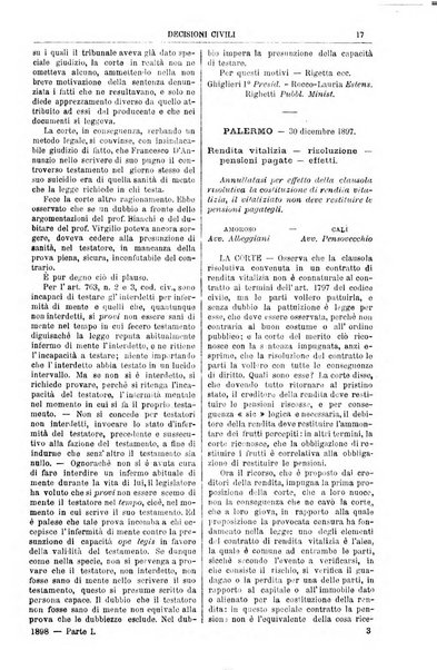 Annali della giurisprudenza italiana raccolta generale delle decisioni delle Corti di cassazione e d'appello in materia civile, criminale, commerciale, di diritto pubblico e amministrativo, e di procedura civile e penale