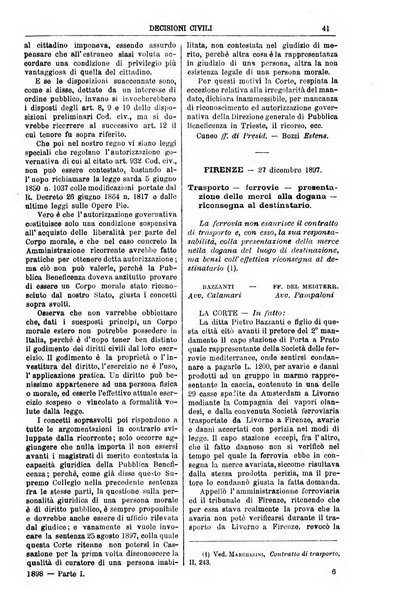 Annali della giurisprudenza italiana raccolta generale delle decisioni delle Corti di cassazione e d'appello in materia civile, criminale, commerciale, di diritto pubblico e amministrativo, e di procedura civile e penale