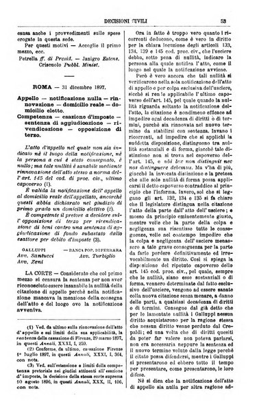 Annali della giurisprudenza italiana raccolta generale delle decisioni delle Corti di cassazione e d'appello in materia civile, criminale, commerciale, di diritto pubblico e amministrativo, e di procedura civile e penale