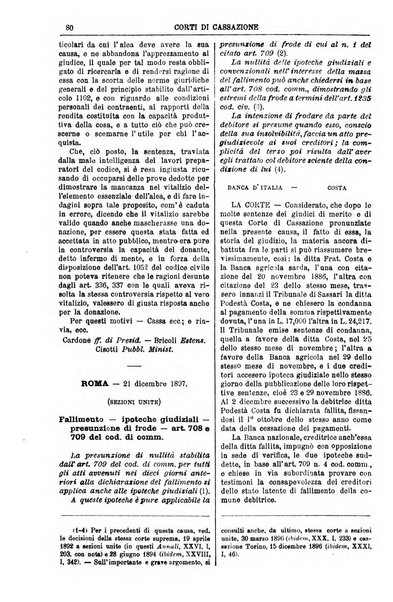 Annali della giurisprudenza italiana raccolta generale delle decisioni delle Corti di cassazione e d'appello in materia civile, criminale, commerciale, di diritto pubblico e amministrativo, e di procedura civile e penale