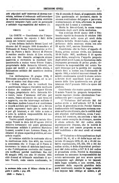 Annali della giurisprudenza italiana raccolta generale delle decisioni delle Corti di cassazione e d'appello in materia civile, criminale, commerciale, di diritto pubblico e amministrativo, e di procedura civile e penale