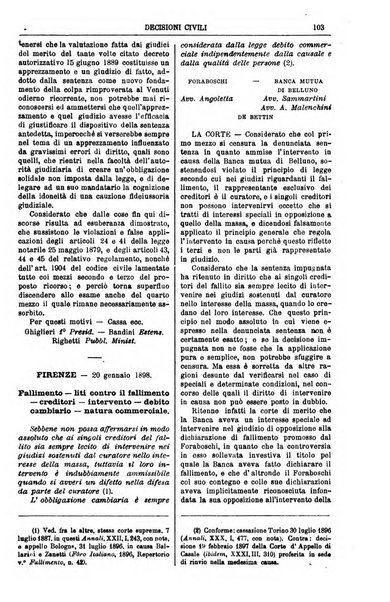 Annali della giurisprudenza italiana raccolta generale delle decisioni delle Corti di cassazione e d'appello in materia civile, criminale, commerciale, di diritto pubblico e amministrativo, e di procedura civile e penale