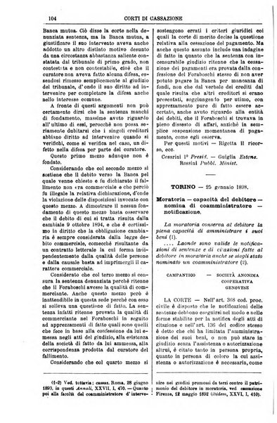 Annali della giurisprudenza italiana raccolta generale delle decisioni delle Corti di cassazione e d'appello in materia civile, criminale, commerciale, di diritto pubblico e amministrativo, e di procedura civile e penale