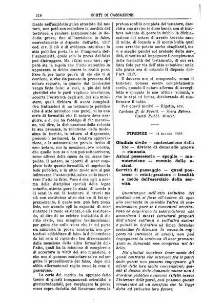 Annali della giurisprudenza italiana raccolta generale delle decisioni delle Corti di cassazione e d'appello in materia civile, criminale, commerciale, di diritto pubblico e amministrativo, e di procedura civile e penale