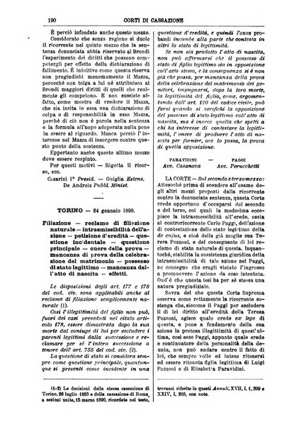 Annali della giurisprudenza italiana raccolta generale delle decisioni delle Corti di cassazione e d'appello in materia civile, criminale, commerciale, di diritto pubblico e amministrativo, e di procedura civile e penale