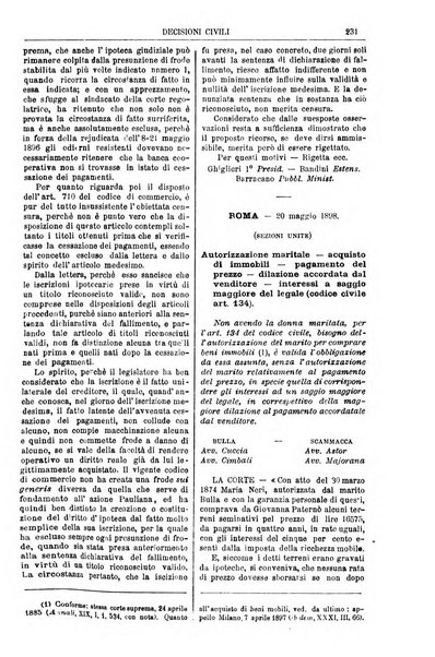 Annali della giurisprudenza italiana raccolta generale delle decisioni delle Corti di cassazione e d'appello in materia civile, criminale, commerciale, di diritto pubblico e amministrativo, e di procedura civile e penale