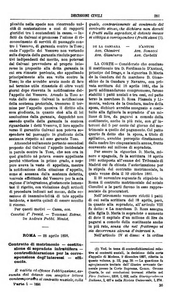 Annali della giurisprudenza italiana raccolta generale delle decisioni delle Corti di cassazione e d'appello in materia civile, criminale, commerciale, di diritto pubblico e amministrativo, e di procedura civile e penale