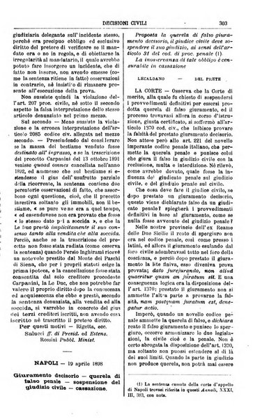 Annali della giurisprudenza italiana raccolta generale delle decisioni delle Corti di cassazione e d'appello in materia civile, criminale, commerciale, di diritto pubblico e amministrativo, e di procedura civile e penale