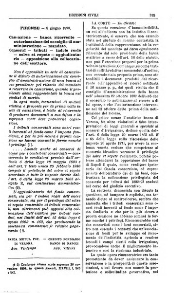 Annali della giurisprudenza italiana raccolta generale delle decisioni delle Corti di cassazione e d'appello in materia civile, criminale, commerciale, di diritto pubblico e amministrativo, e di procedura civile e penale