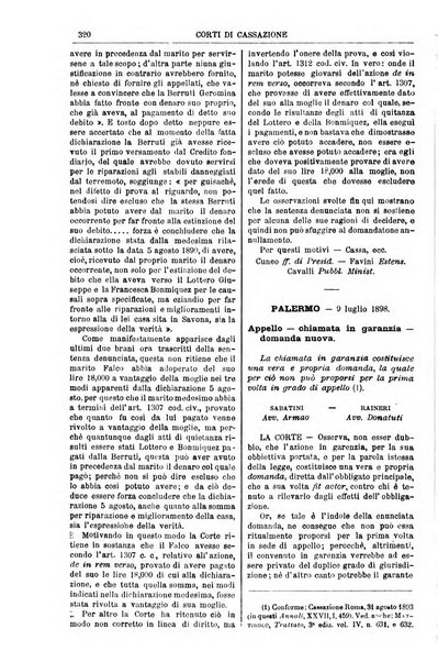 Annali della giurisprudenza italiana raccolta generale delle decisioni delle Corti di cassazione e d'appello in materia civile, criminale, commerciale, di diritto pubblico e amministrativo, e di procedura civile e penale