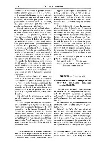 Annali della giurisprudenza italiana raccolta generale delle decisioni delle Corti di cassazione e d'appello in materia civile, criminale, commerciale, di diritto pubblico e amministrativo, e di procedura civile e penale