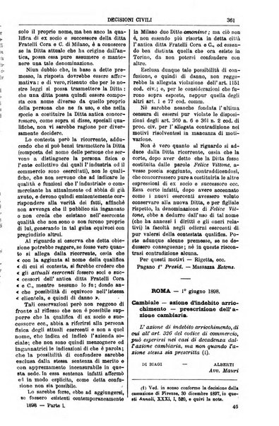 Annali della giurisprudenza italiana raccolta generale delle decisioni delle Corti di cassazione e d'appello in materia civile, criminale, commerciale, di diritto pubblico e amministrativo, e di procedura civile e penale