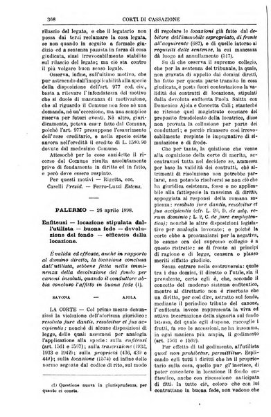 Annali della giurisprudenza italiana raccolta generale delle decisioni delle Corti di cassazione e d'appello in materia civile, criminale, commerciale, di diritto pubblico e amministrativo, e di procedura civile e penale