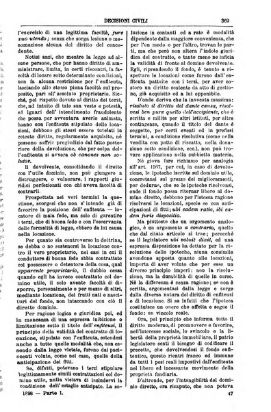 Annali della giurisprudenza italiana raccolta generale delle decisioni delle Corti di cassazione e d'appello in materia civile, criminale, commerciale, di diritto pubblico e amministrativo, e di procedura civile e penale