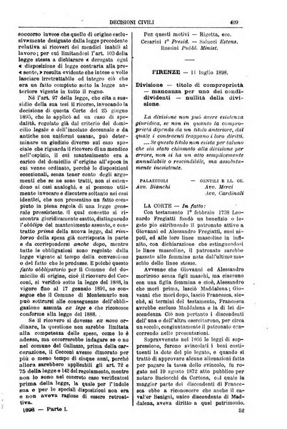 Annali della giurisprudenza italiana raccolta generale delle decisioni delle Corti di cassazione e d'appello in materia civile, criminale, commerciale, di diritto pubblico e amministrativo, e di procedura civile e penale