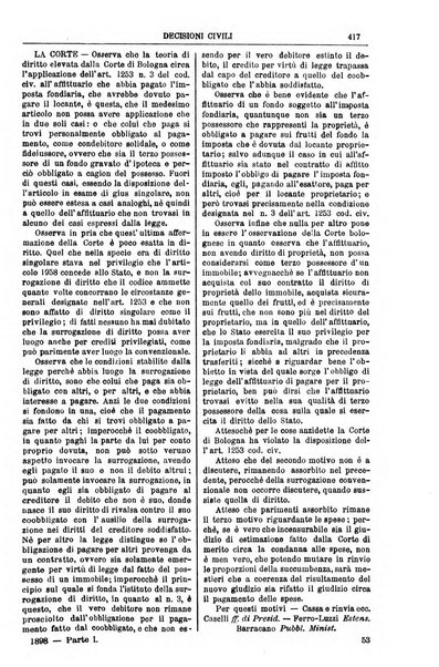 Annali della giurisprudenza italiana raccolta generale delle decisioni delle Corti di cassazione e d'appello in materia civile, criminale, commerciale, di diritto pubblico e amministrativo, e di procedura civile e penale