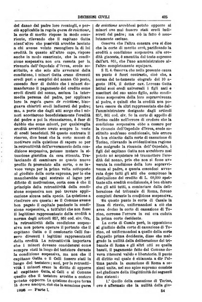 Annali della giurisprudenza italiana raccolta generale delle decisioni delle Corti di cassazione e d'appello in materia civile, criminale, commerciale, di diritto pubblico e amministrativo, e di procedura civile e penale