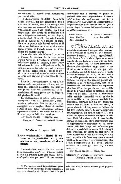 Annali della giurisprudenza italiana raccolta generale delle decisioni delle Corti di cassazione e d'appello in materia civile, criminale, commerciale, di diritto pubblico e amministrativo, e di procedura civile e penale